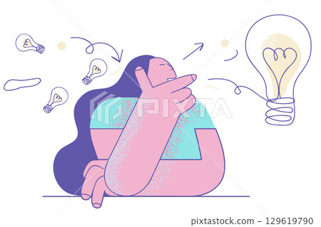 Creativity, genius, new idea concept Creativity, genius, new idea concept 129619790