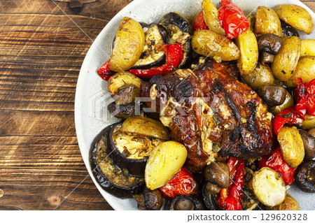 Roasted Pork Tenderloin. 129620328