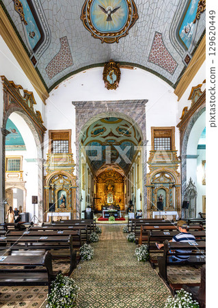 Interior of the Cathedral Metropolitana in the city of Sao Luis Interior of the Cathedral Metropolitana in the city of Sao Luis 129620449
