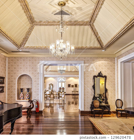 Interior of the Lion Palace, Palacio dos Leoesin Sao Luis, Maran 129620478