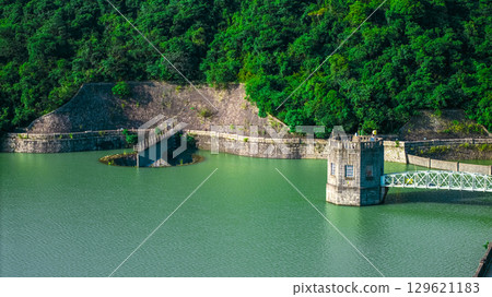 Aug 9 2025 Jubilee Reservoir Valve Tower reflected in water Aug 9 2025 Jubilee Reservoir Valve Tower reflected in water 129621183