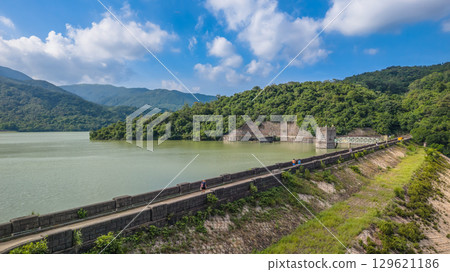 Aug 9 2025 Shing Mun Reservoir Main Dam scenic view 129621186