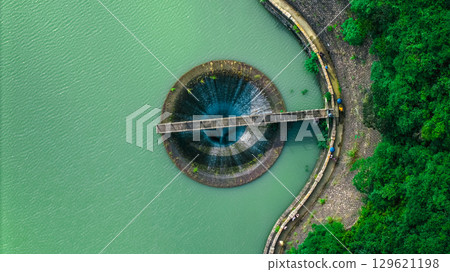 Aug 9 2025 Morning Glory Spillway at Shing Mun Reservoir 129621198
