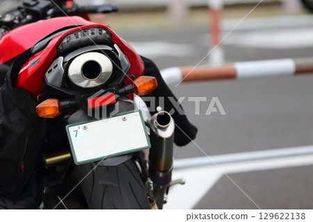 Motorcycle muffler image Motorcycle muffler image 129622138