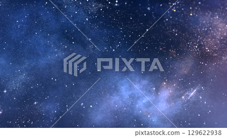 The light of countless stars and galaxies in the universe 129622938