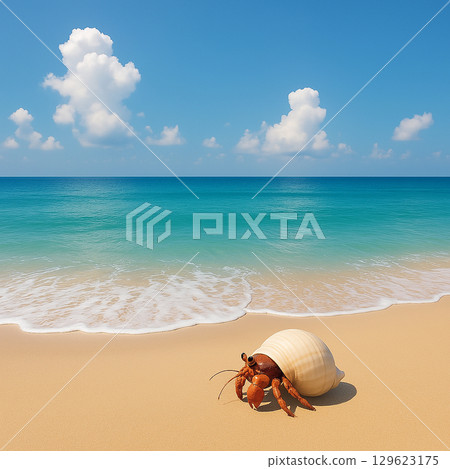 正午海灘 129623175