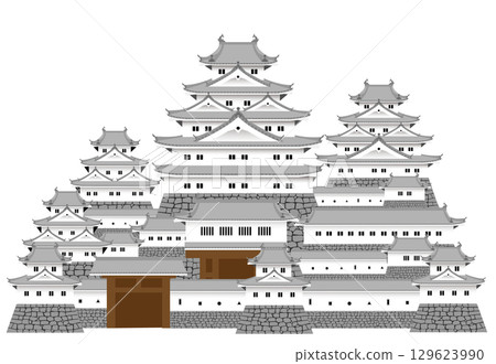 （修訂版）日本城堡：城堡塔樓和砲塔 129623990