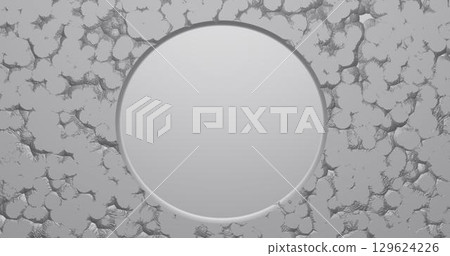 White and light gray background texture. Abstract marble cement texture, natural stone patterns for design work. Frame for writing, announcements 129624226