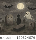 Halloween Graveyard 129624679