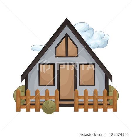 Illustration of House Illustration of House 129624951