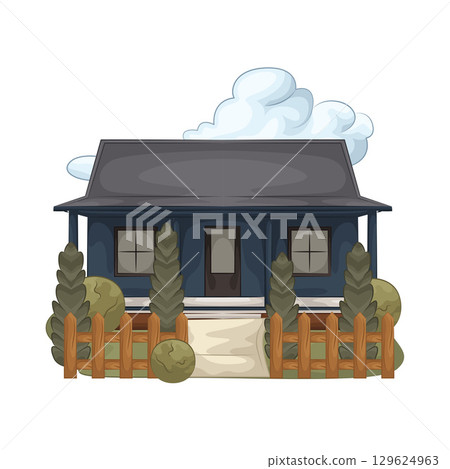 Illustration of House Illustration of House 129624963