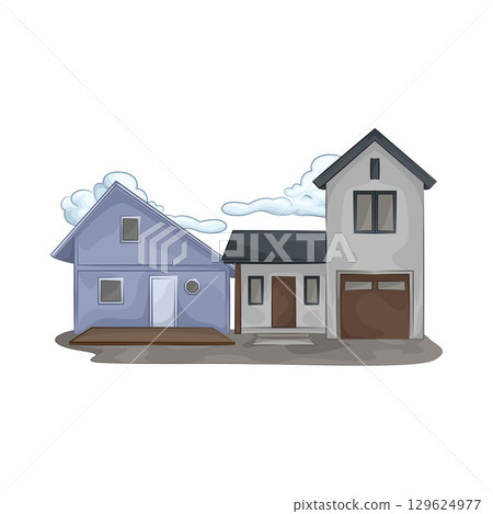 Illustration of House Illustration of House 129624977
