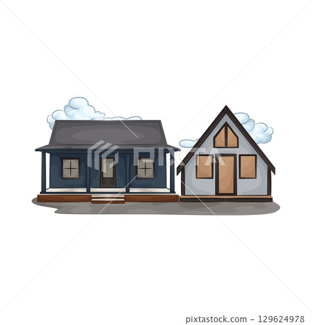 Illustration of House Illustration of House 129624978