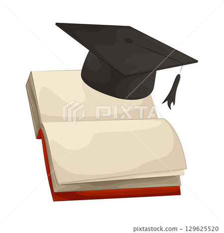 Illustration of open book  129625520