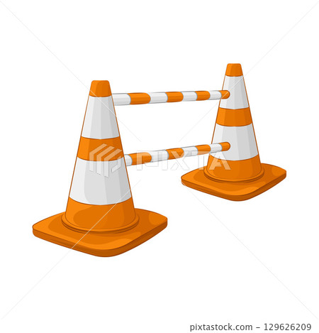 Illustration of Traffic Cone 129626209