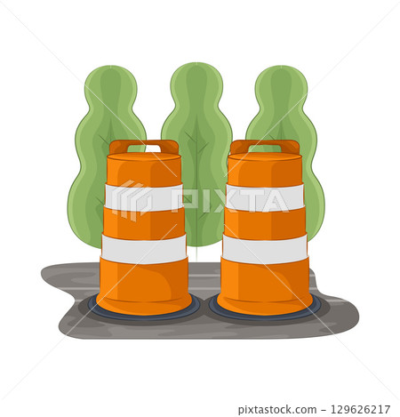 Illustration of Traffic Cone 129626217