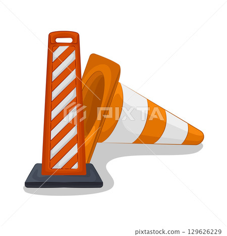 Illustration of Traffic Cone 129626229