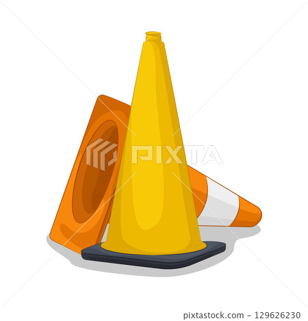 Illustration of Traffic Cone 129626230