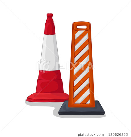 Illustration of Traffic Cone 129626233