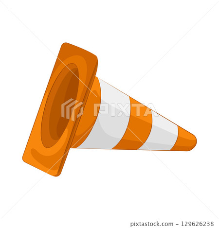 Illustration of Traffic Cone 129626238
