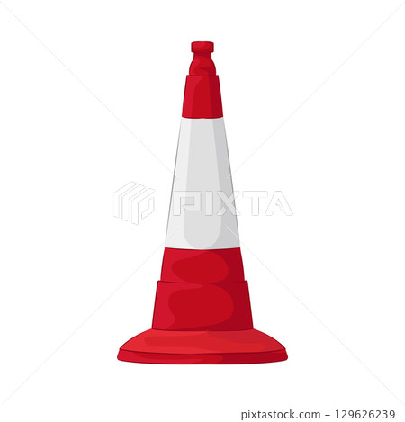 Illustration of Traffic Cone Illustration of Traffic Cone 129626239