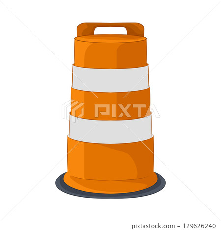 Illustration of Traffic Cone 129626240