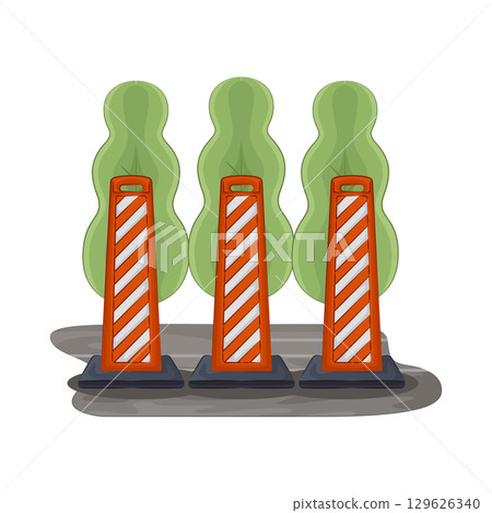 Illustration of Traffic Cone 129626340
