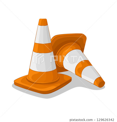 Illustration of Traffic Cone 129626342