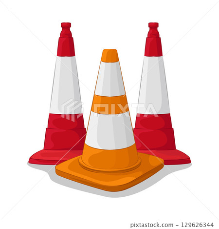 Illustration of Traffic Cone 129626344