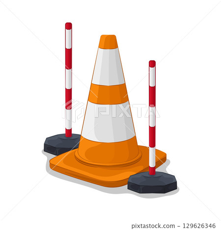Illustration of Traffic Cone 129626346