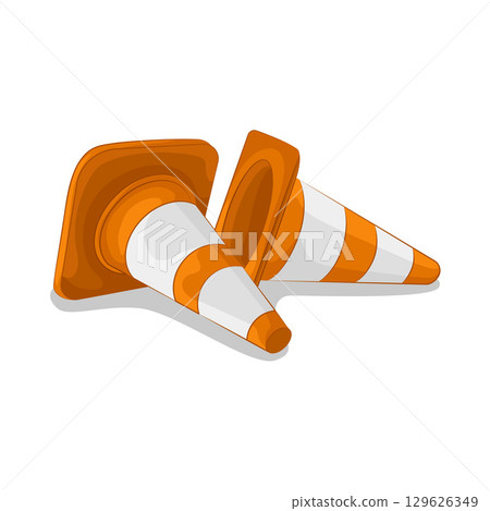 Illustration of Traffic Cone 129626349