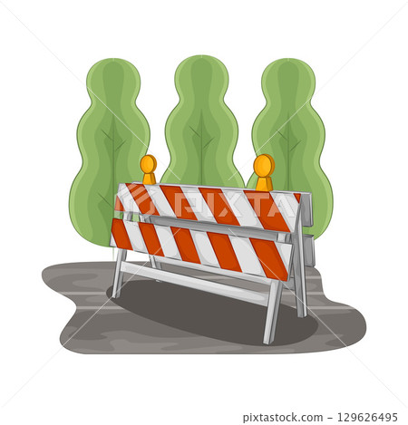 Illustration of Barrier  129626495