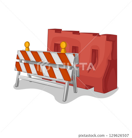 Illustration of Barrier Illustration of Barrier 129626507