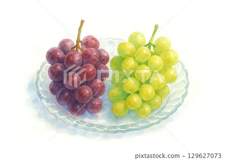 Muscat on a plate 129627073