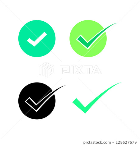 check iconset vectors illustration symbol design check iconset vectors illustration symbol design 129627679