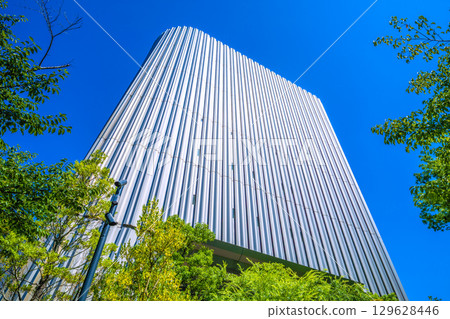 Tokyo cityscape in Japan: The day of the end of the war. We must not forget that tragedy... View of the Showakan Museum and other buildings = August 15th 129628446