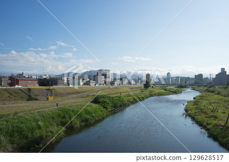 豐平川的緩緩流淌 豐平川的緩緩流淌 129628517