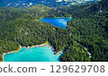 Lake Lago di Fusine Superiore Italy Alps. 129629708