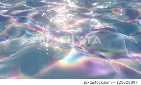 水面反射光線的美麗特寫 129629897