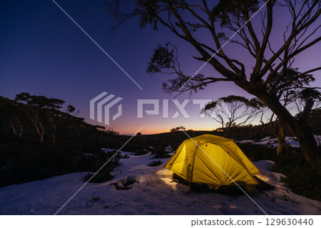 Mt St Gwinear Snow Camping in Australia 129630440
