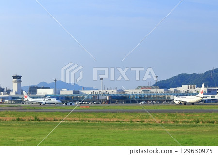 [Ehime Prefecture] Matsuyama Airport in sunny weather 129630975