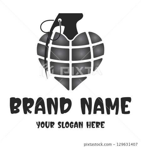 Love Grenade Logo Design 129631407