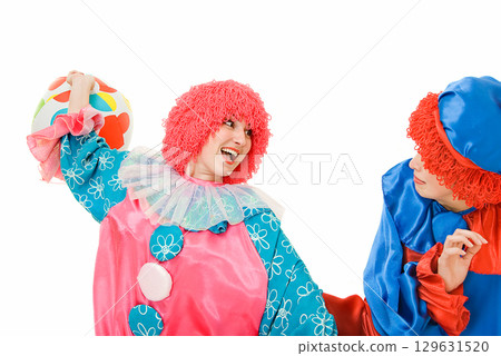 playing clowns playing clowns 129631520