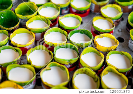 Nian gao or Chinese New Year's cake is sweet food 129631873
