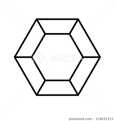 Simple jewel illustration 129632513