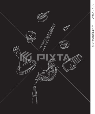 Hookah collection black Hookah collection black 129632609