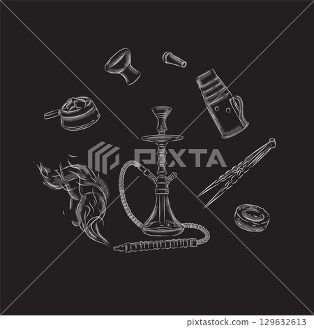 Hookah set black 129632613