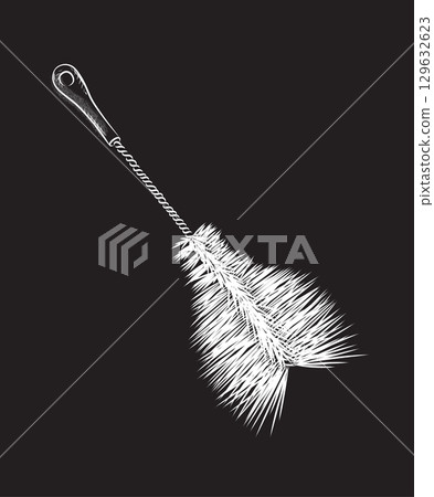 Accessory brush for hookah maintenance black 129632623