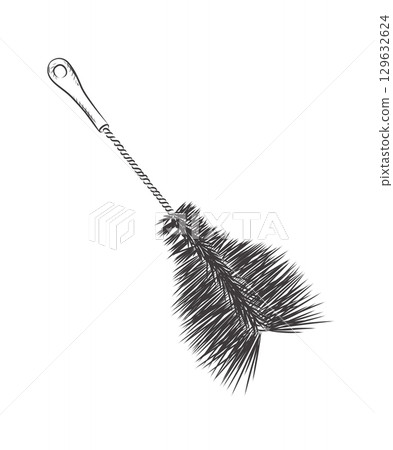 Accessory brush for hookah maintenance Accessory brush for hookah maintenance 129632624