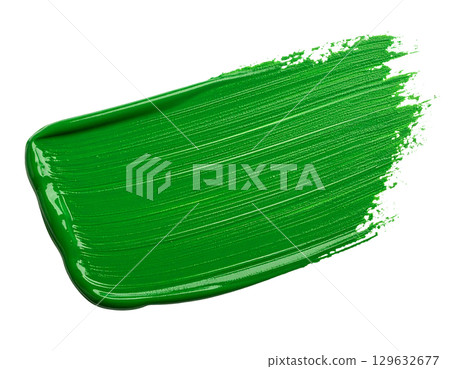 綠色油漆筆觸 綠色油漆筆觸 129632677